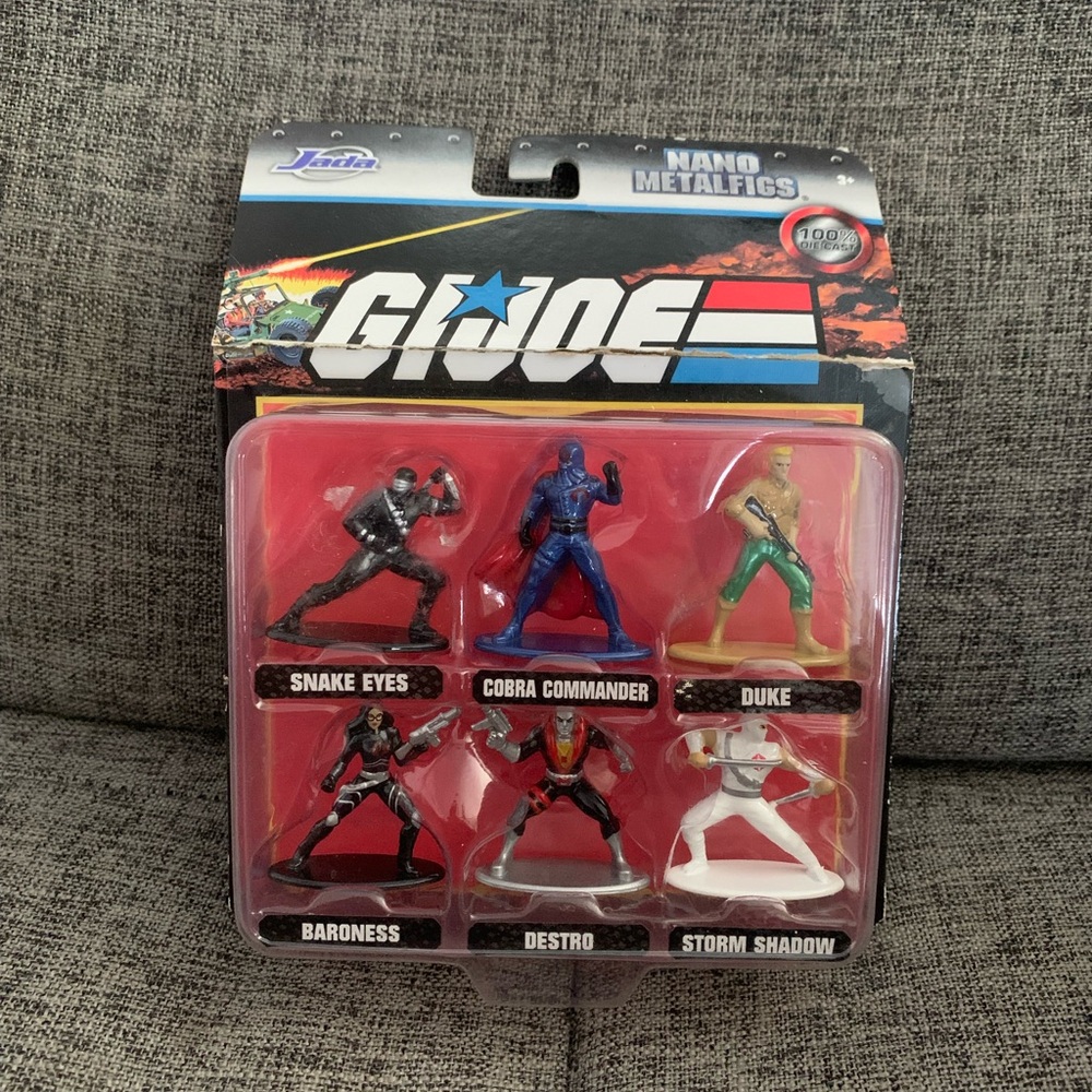 G.I. JOE - Jada Nano Metalfigs Action Figure Set - 6 Characters - New
